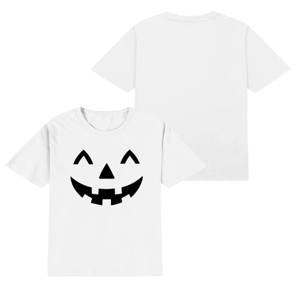 Jack O Lantern Face - Kids 100% Soft Cotton Halloween Costume T-Shirts