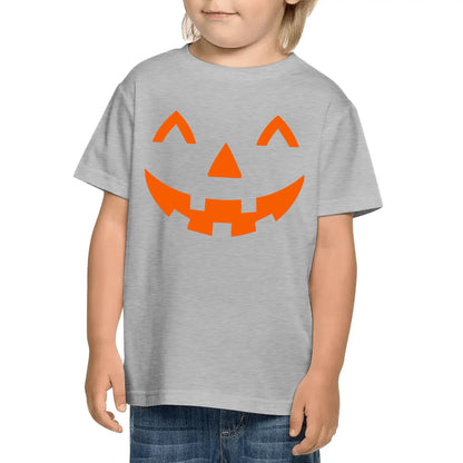 Jack O Lantern Face - Kids 100% Soft Cotton Halloween Costume T-Shirts