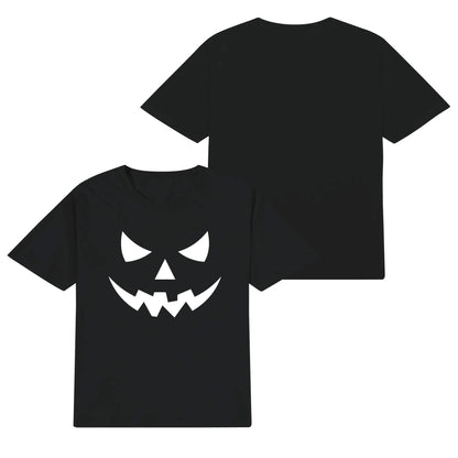 Jack O Lantern Face - Kids 100% Soft Cotton Halloween Costume T-Shirts