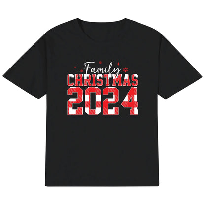 Family Christmas 2024 - Kids 100% Cotton Xmas Day Matching T-Shirt