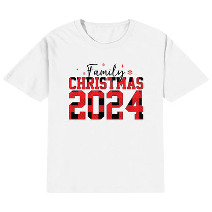 Family Christmas 2024 - Kids 100% Cotton Xmas Day Matching T-Shirt