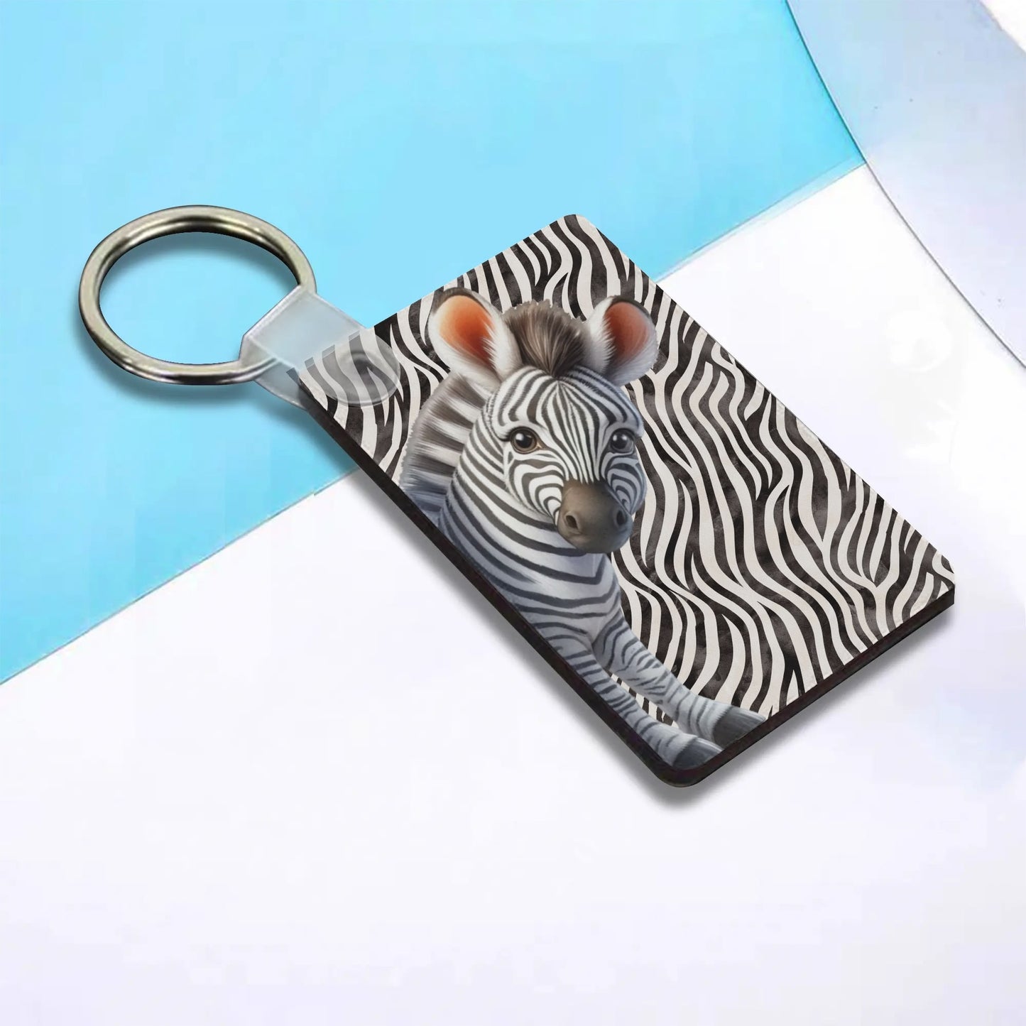 Heartfelt Gift Ideas: Unique Fun African Animal Prints Keychains - Double-Sided Printed, Unique Designs, Perfect for Luggage & Keys