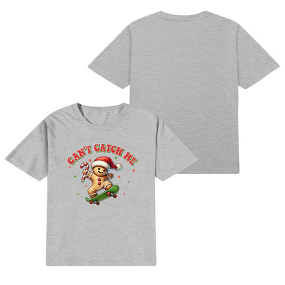 Can't Catch Me - Kids 100% Soft Cotton Christmas T-Shirts