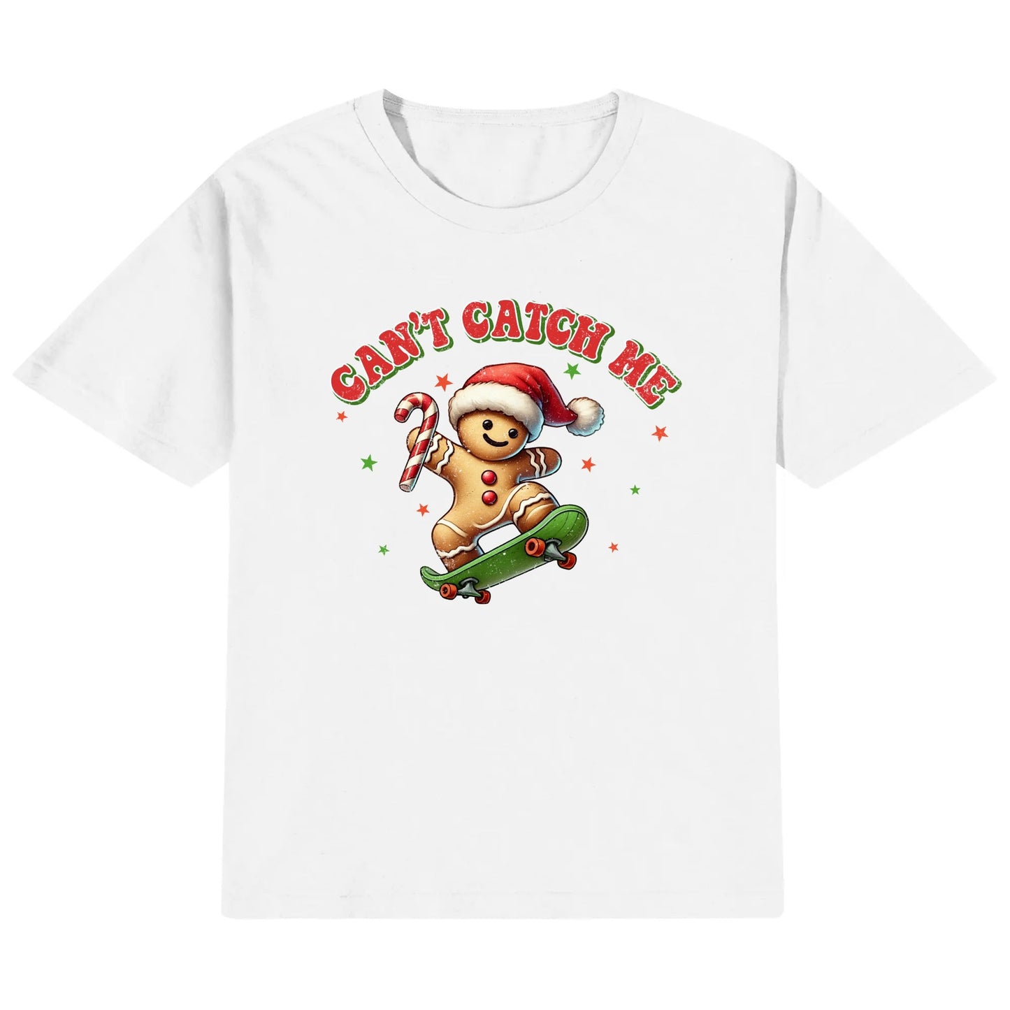 Can't Catch Me - Kids 100% Soft Cotton Christmas T-Shirts