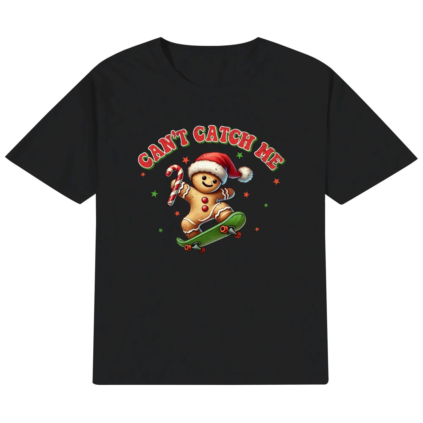 Can't Catch Me - Kids 100% Soft Cotton Christmas T-Shirts