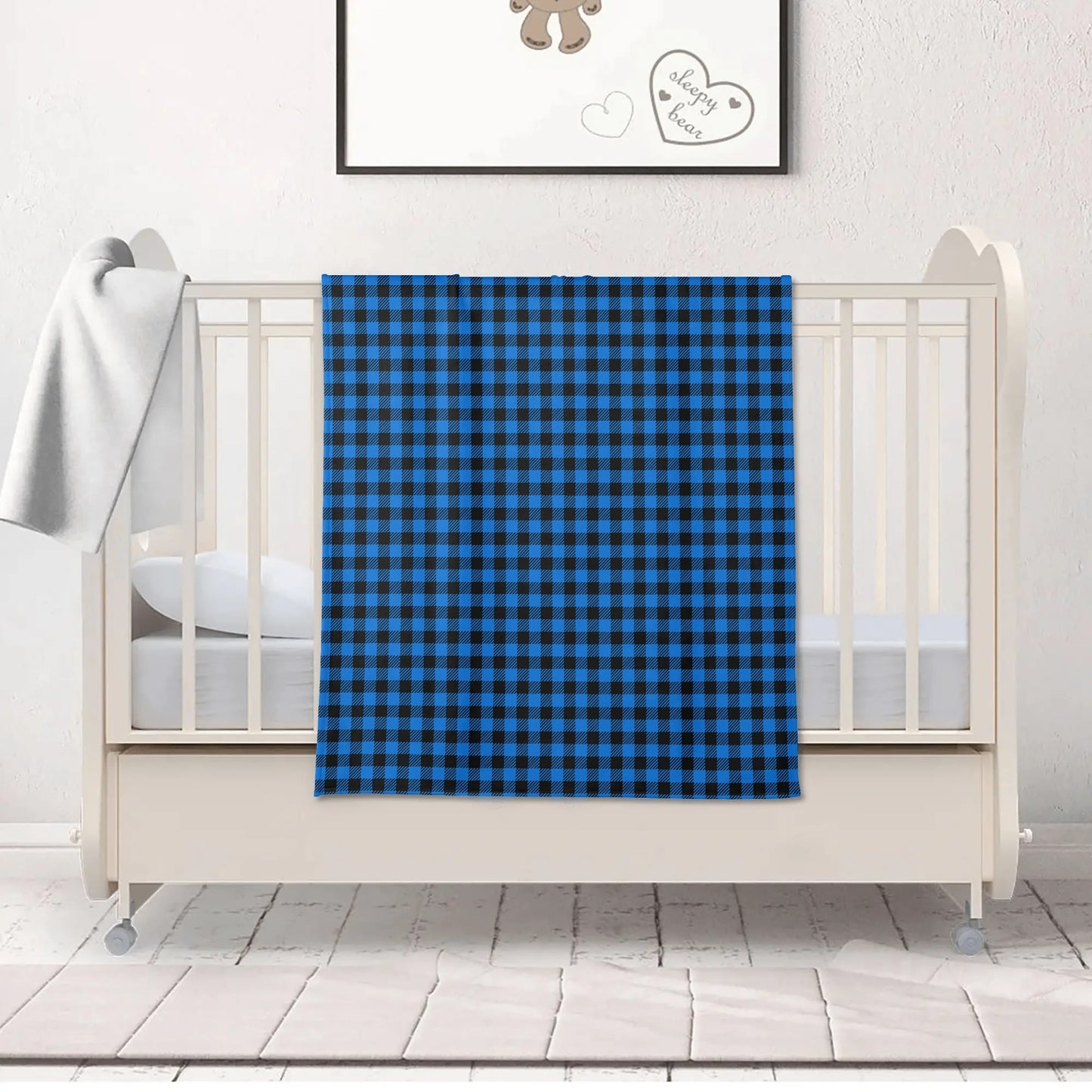 Truly Canadian Buffalo Plaid -Soft Flannel Breathable Blanket 4 Sizes for Kids