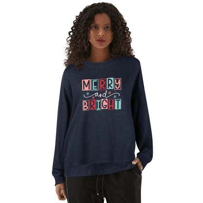 Merry and Bright - Unisex Soft 100% Cotton Sweatshirt