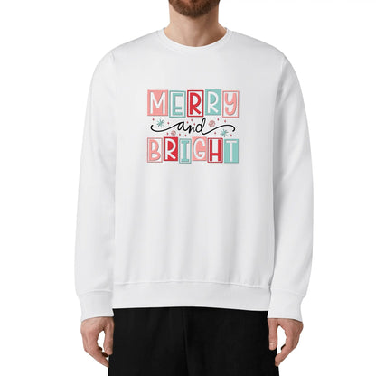 Merry and Bright - Unisex Soft 100% Cotton Sweatshirt