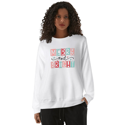 Merry and Bright - Unisex Soft 100% Cotton Sweatshirt