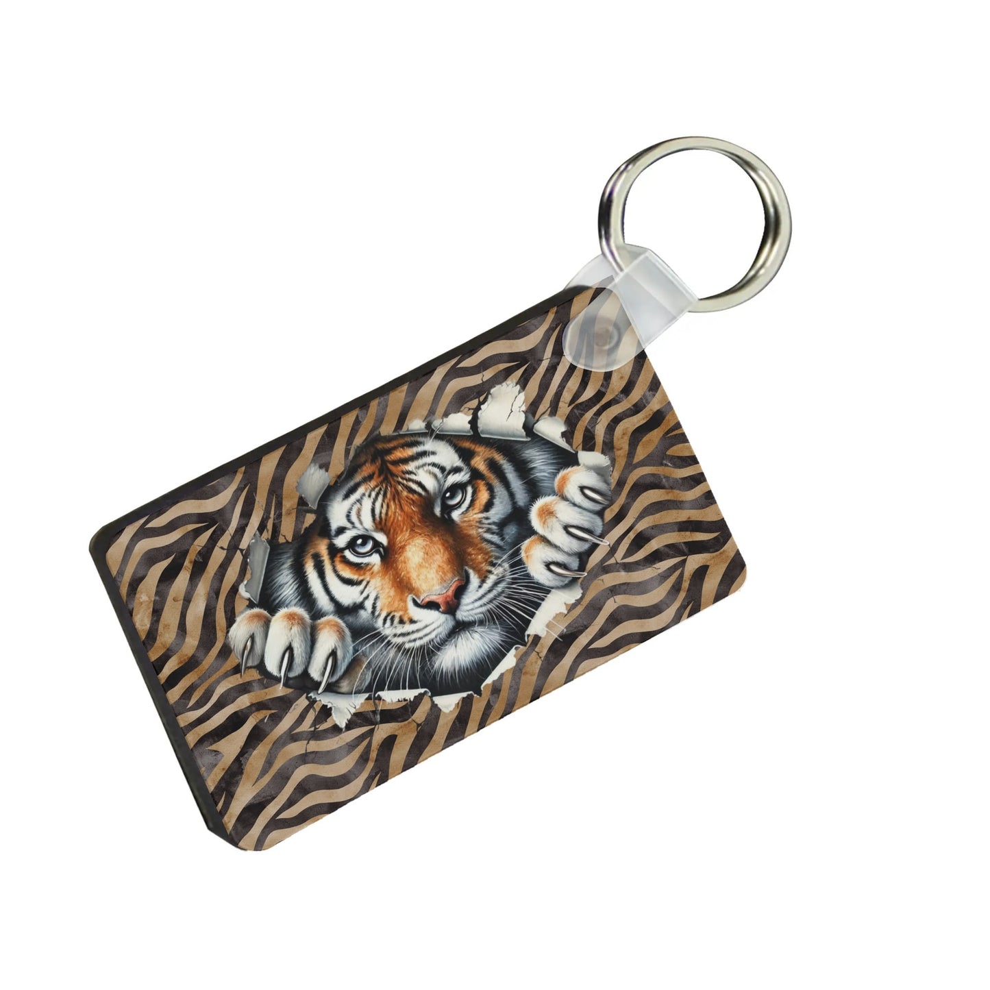 Heartfelt Gift Ideas: Unique Fun African Animal Prints Keychains - Double-Sided Printed, Unique Designs, Perfect for Luggage & Keys