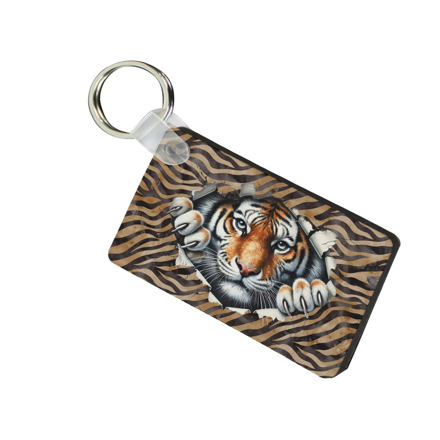 Heartfelt Gift Ideas: Unique Fun African Animal Prints Keychains - Double-Sided Printed, Unique Designs, Perfect for Luggage & Keys