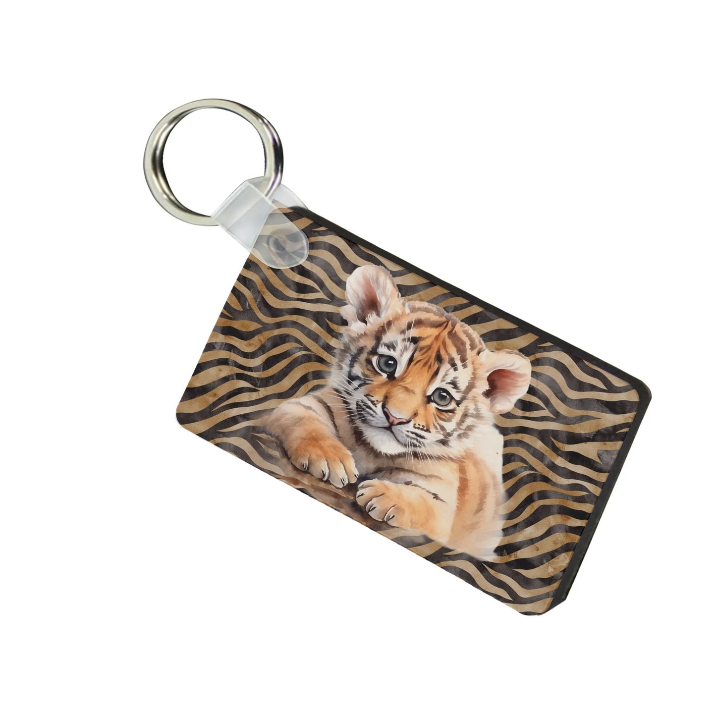 Heartfelt Gift Ideas: Unique Fun African Animal Prints Keychains - Double-Sided Printed, Unique Designs, Perfect for Luggage & Keys