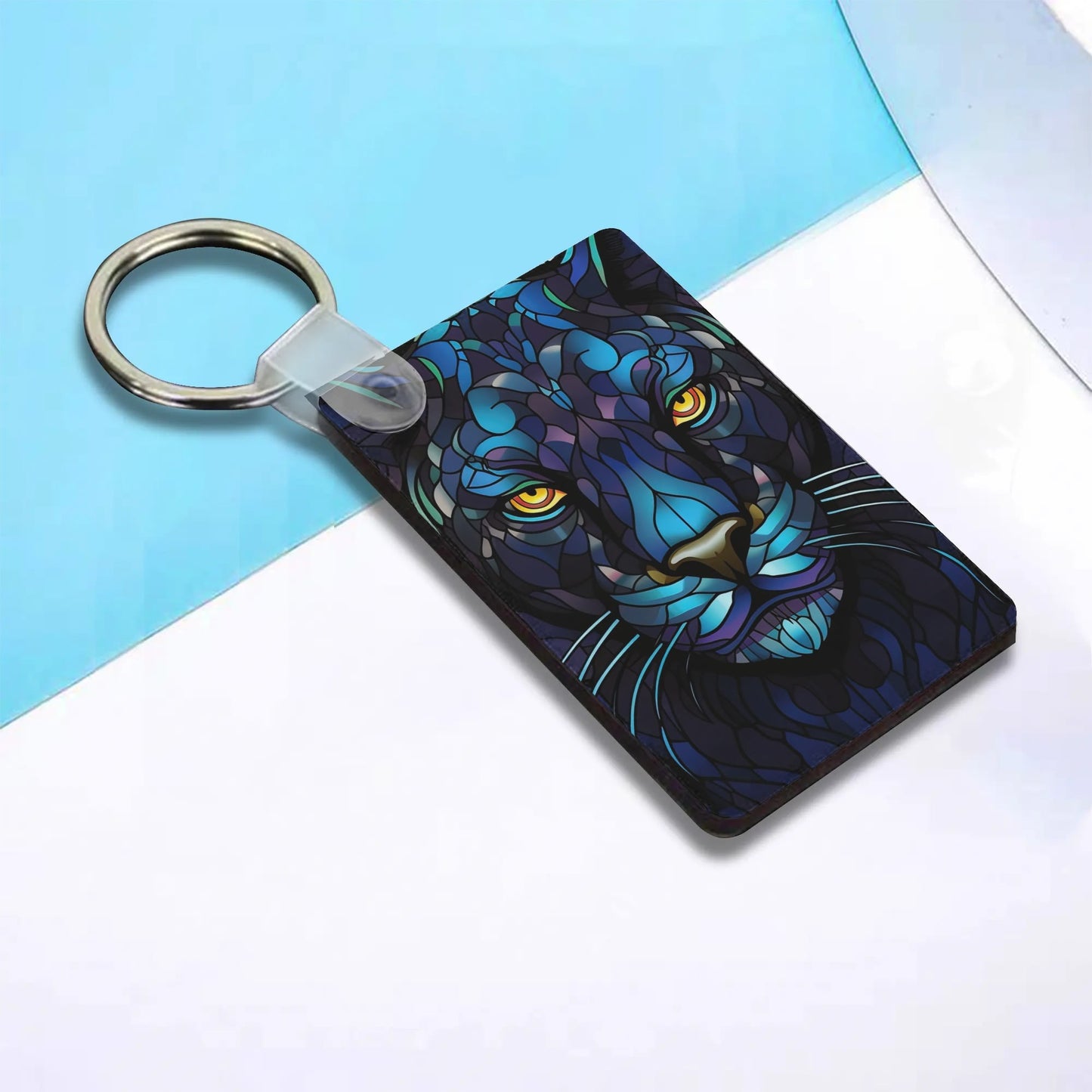 Heartfelt Gift Ideas: Unique Fun & Beautiful Up Close & Personal Animal Keychains - Double-Sided Printed, Unique Designs, Perfect for Luggage & Keys