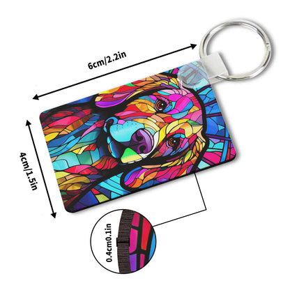 Heartfelt Gift Ideas: Unique Fun & Beautiful Up Close & Personal Animal Keychains - Double-Sided Printed, Unique Designs, Perfect for Luggage & Keys