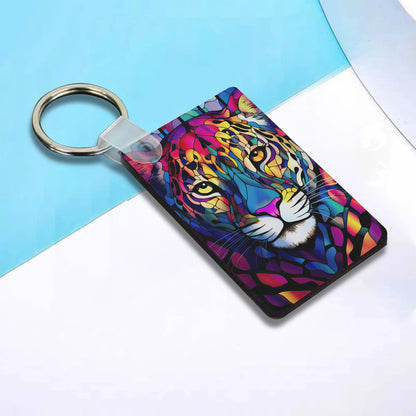 Heartfelt Gift Ideas: Unique Fun & Beautiful Up Close & Personal Animal Keychains - Double-Sided Printed, Unique Designs, Perfect for Luggage & Keys