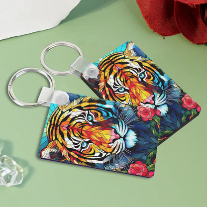 Heartfelt Gift Ideas: Unique Fun & Beautiful Up Close & Personal Animal Keychains - Double-Sided Printed, Unique Designs, Perfect for Luggage & Keys