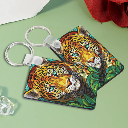 Heartfelt Gift Ideas: Unique Fun & Beautiful Up Close & Personal Animal Keychains - Double-Sided Printed, Unique Designs, Perfect for Luggage & Keys