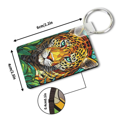 Heartfelt Gift Ideas: Unique Fun & Beautiful Up Close & Personal Animal Keychains - Double-Sided Printed, Unique Designs, Perfect for Luggage & Keys