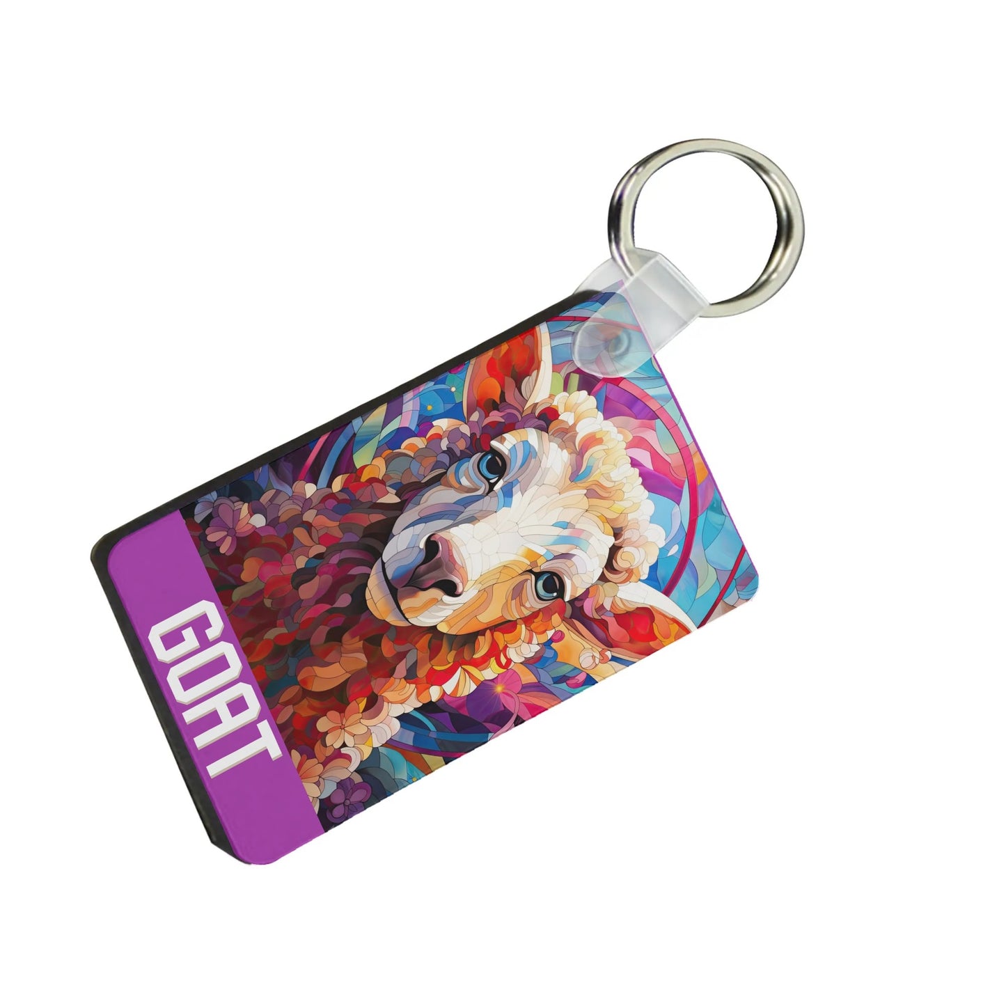 Heartfelt Gift Ideas: Unique Fun & Beautiful Up Close & Personal Animal Keychains - Double-Sided Printed, Unique Designs, Perfect for Luggage & Keys