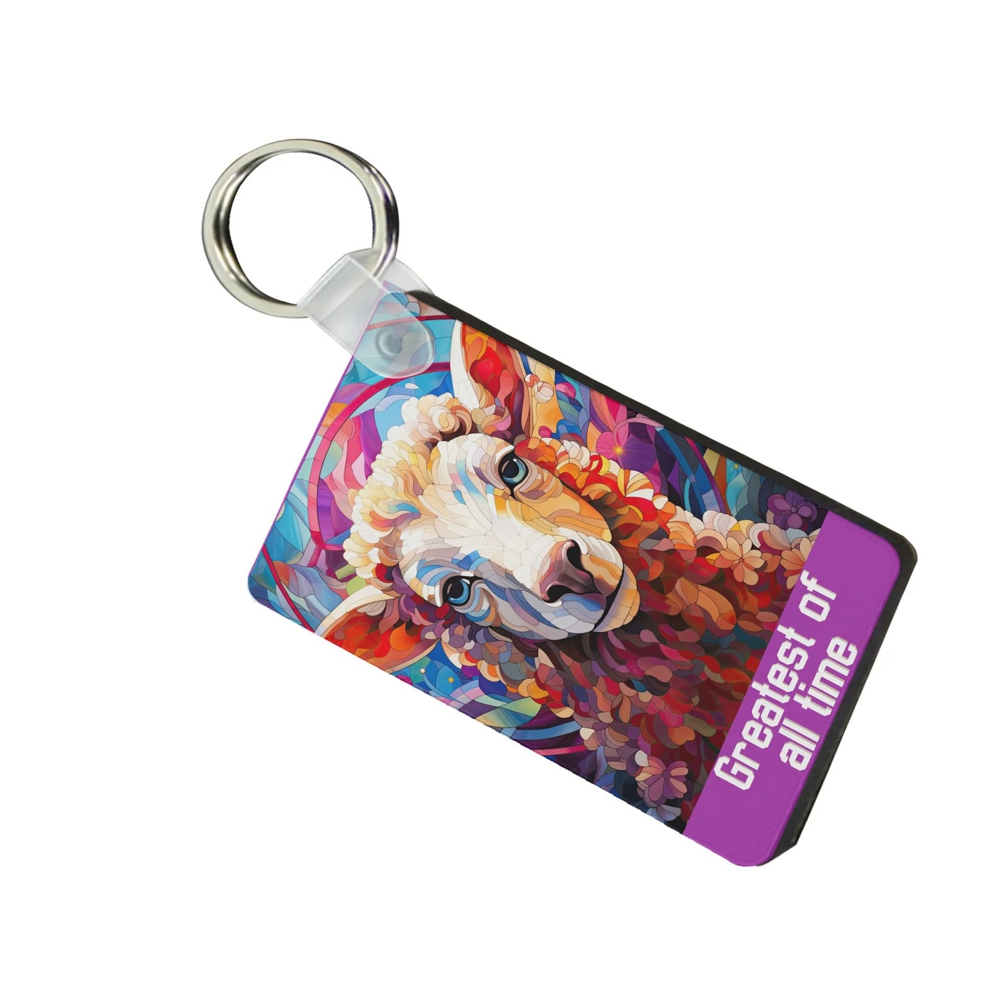 Heartfelt Gift Ideas: Unique Fun & Beautiful Up Close & Personal Animal Keychains - Double-Sided Printed, Unique Designs, Perfect for Luggage & Keys