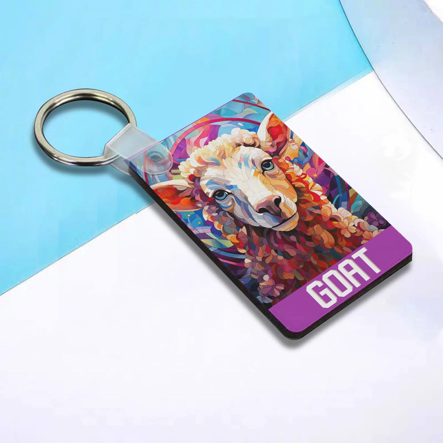 Heartfelt Gift Ideas: Unique Fun & Beautiful Up Close & Personal Animal Keychains - Double-Sided Printed, Unique Designs, Perfect for Luggage & Keys