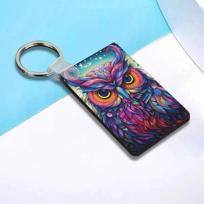 Heartfelt Gift Ideas: Unique Fun & Beautiful Up Close & Personal Animal Keychains - Double-Sided Printed, Unique Designs, Perfect for Luggage & Keys