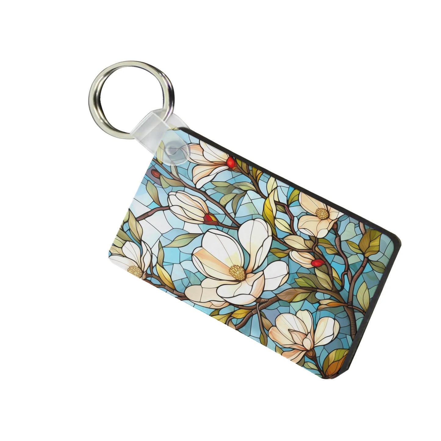 Heartfelt Gift Ideas: Personalized Stained Glass Keychains - Double-Sided Printed, Unique Designs, Perfect for Luggage & Keys