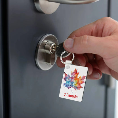 Heartfelt Gift Ideas: Unique Fun Canadian Keychains - Double-Sided Printed, Unique Designs, Perfect for Luggage & Keys