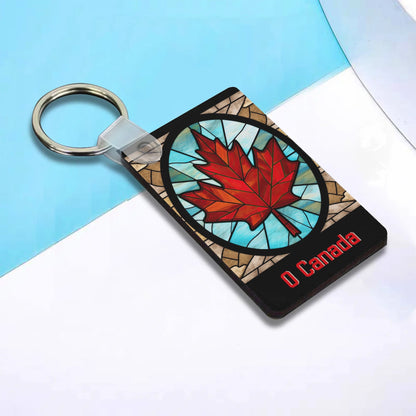 Heartfelt Gift Ideas: Unique Fun Canadian Keychains - Double-Sided Printed, Unique Designs, Perfect for Luggage & Keys