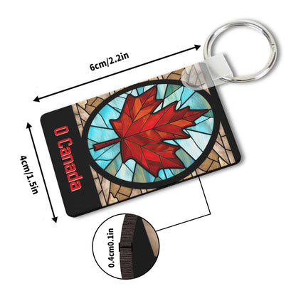 Heartfelt Gift Ideas: Unique Fun Canadian Keychains - Double-Sided Printed, Unique Designs, Perfect for Luggage & Keys