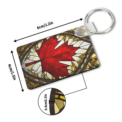 Heartfelt Gift Ideas: Unique Fun Canadian Keychains - Double-Sided Printed, Unique Designs, Perfect for Luggage & Keys