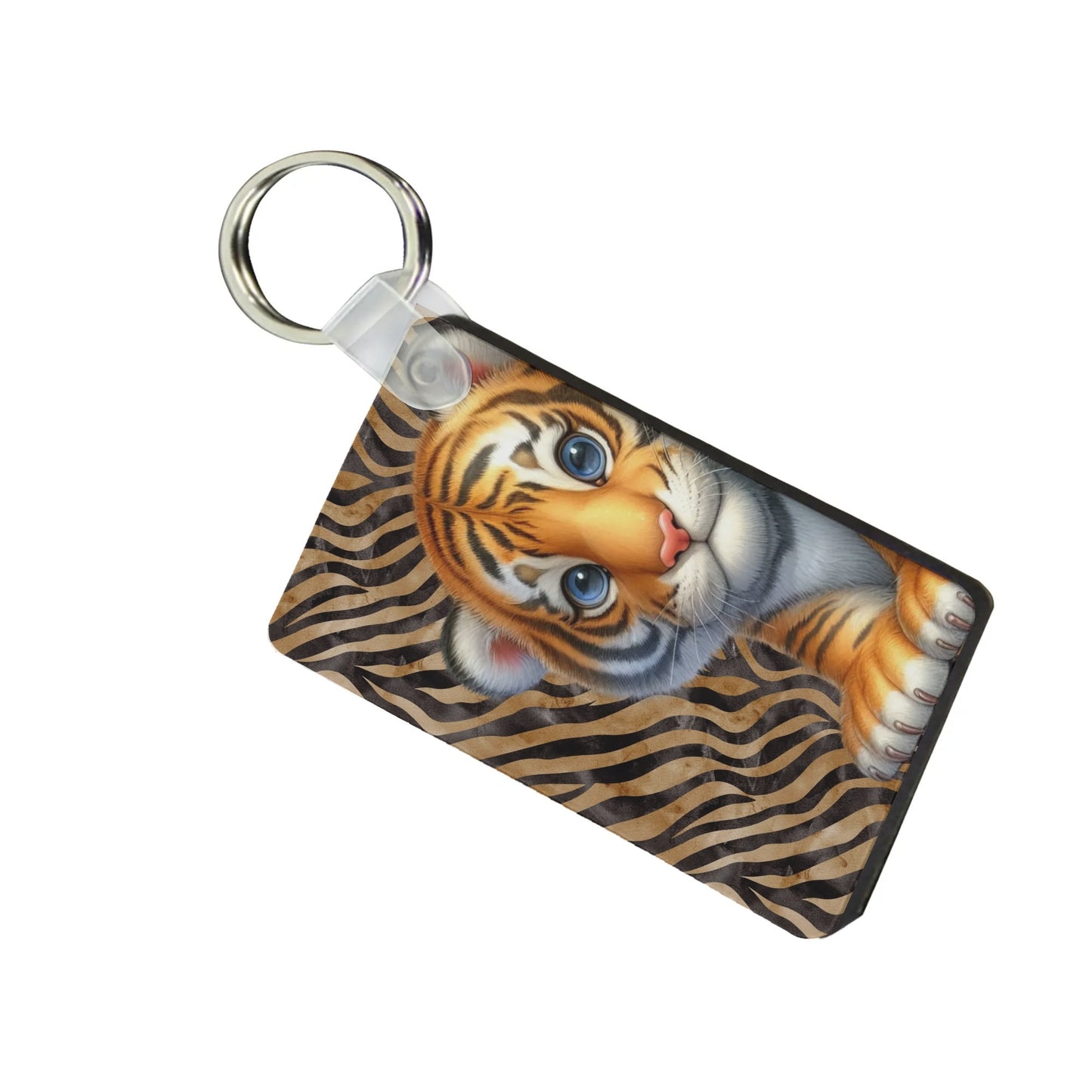 Heartfelt Gift Ideas: Unique Fun African Animal Prints Keychains - Double-Sided Printed, Unique Designs, Perfect for Luggage & Keys