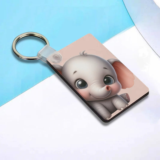 Heartfelt Gift Ideas: Unique Fun African Animal Keychains - Double-Sided Printed, Unique Designs, Perfect for Luggage & Keys