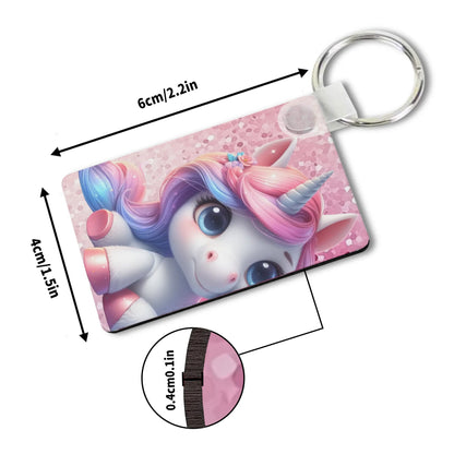 Heartfelt Gift Ideas: Unique Fun Fillycorn Keychain - Double-Sided Printed, Unique Design, Perfect for Luggage & Keys