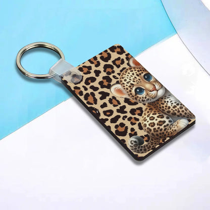 Heartfelt Gift Ideas: Unique Fun African Animal Prints Keychains - Double-Sided Printed, Unique Designs, Perfect for Luggage & Keys