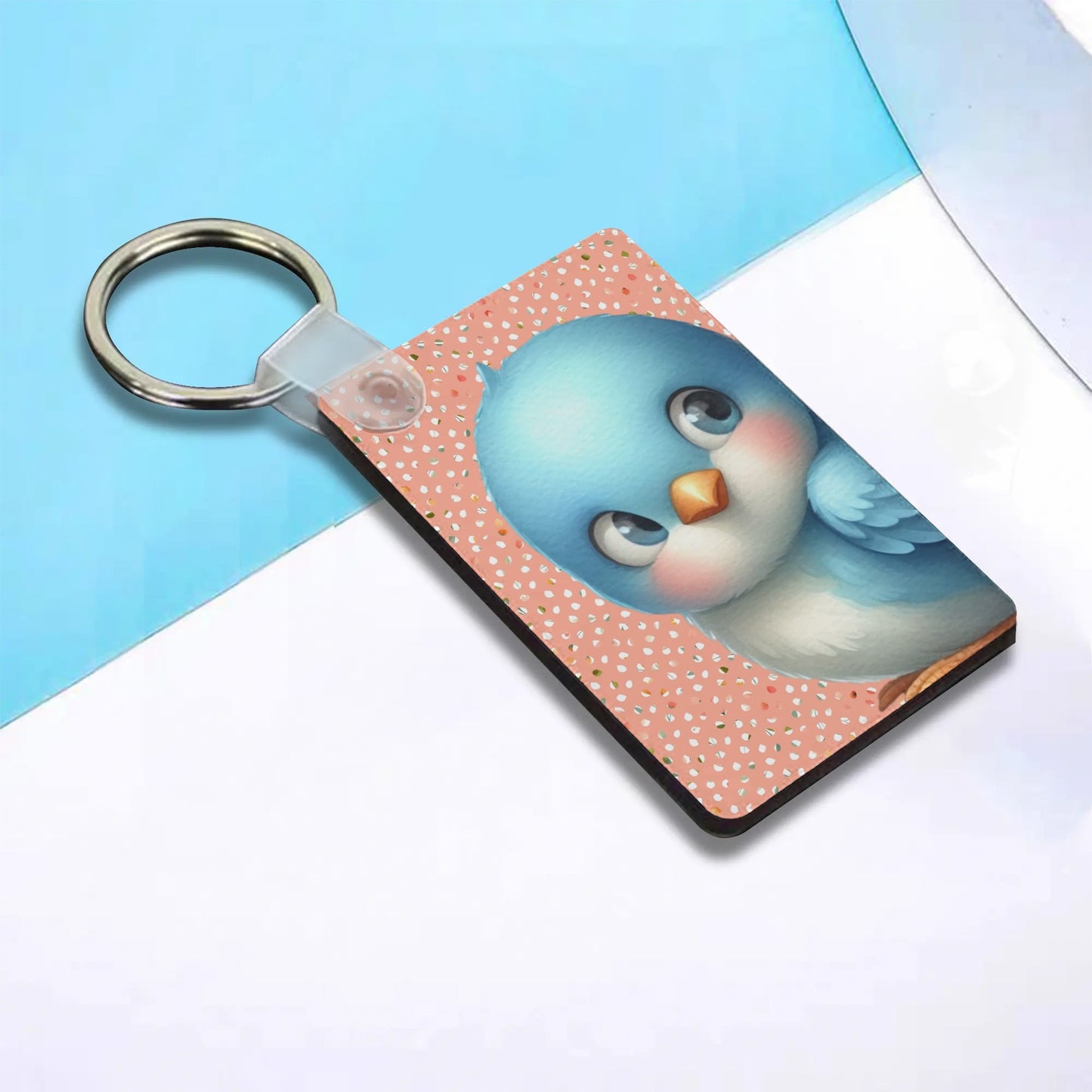 Heartfelt Gift Ideas: Unique Fun Birds of a Feather Keychains - Double-Sided Printed, Unique Designs, Perfect for Luggage & Keys