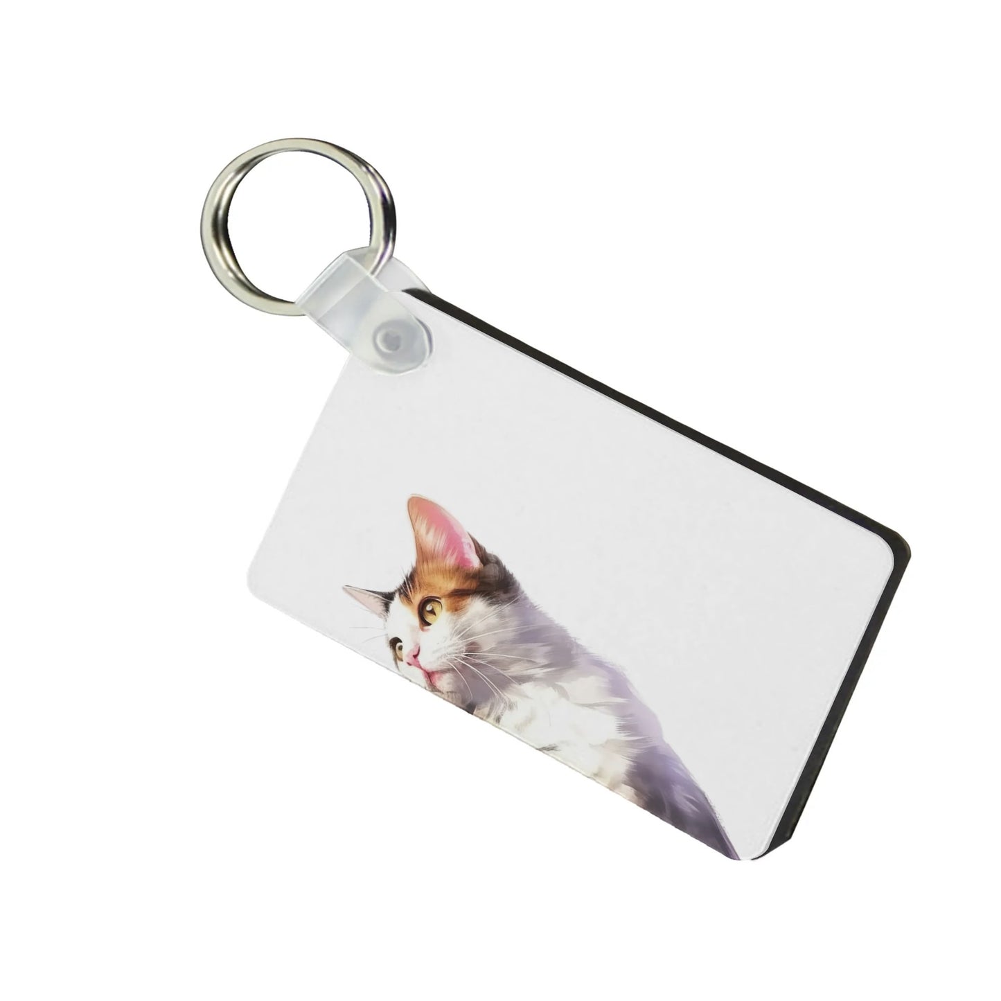 Heartfelt Gift Ideas: Unique Fun Cat Lover Keychains - Double-Sided Printed, Unique Designs, Perfect for Luggage & Keys