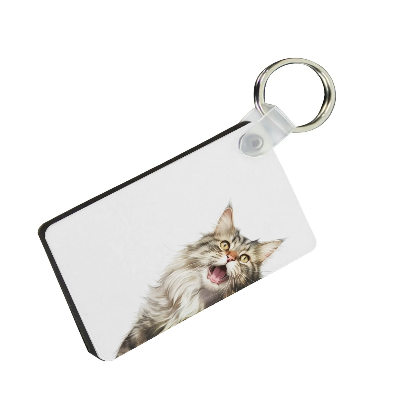 Heartfelt Gift Ideas: Unique Fun Cat Lover Keychains - Double-Sided Printed, Unique Designs, Perfect for Luggage & Keys