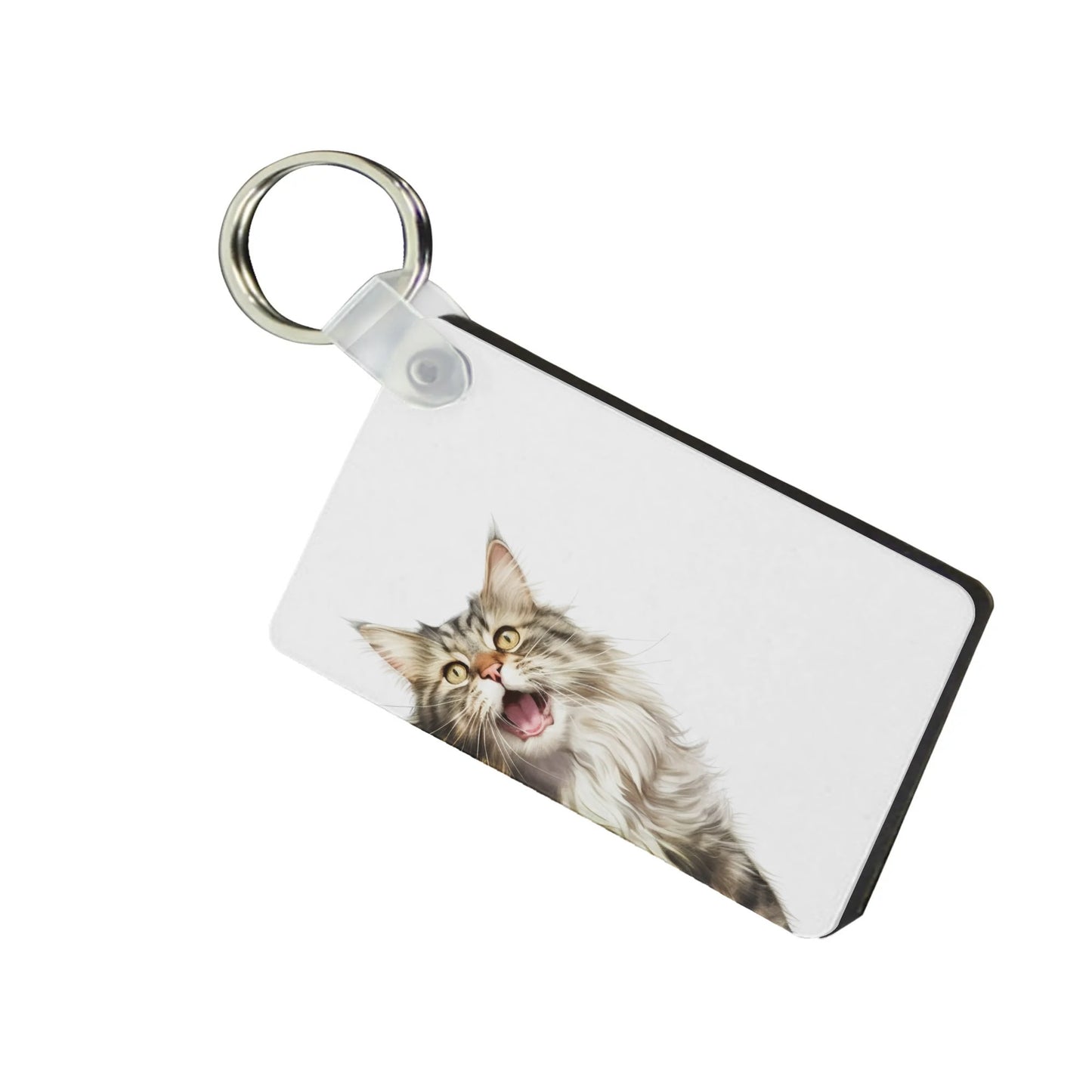 Heartfelt Gift Ideas: Unique Fun Cat Lover Keychains - Double-Sided Printed, Unique Designs, Perfect for Luggage & Keys