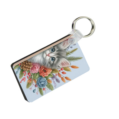 Heartfelt Gift Ideas: Unique Fun Cat Lover Keychains - Double-Sided Printed, Unique Designs, Perfect for Luggage & Keys