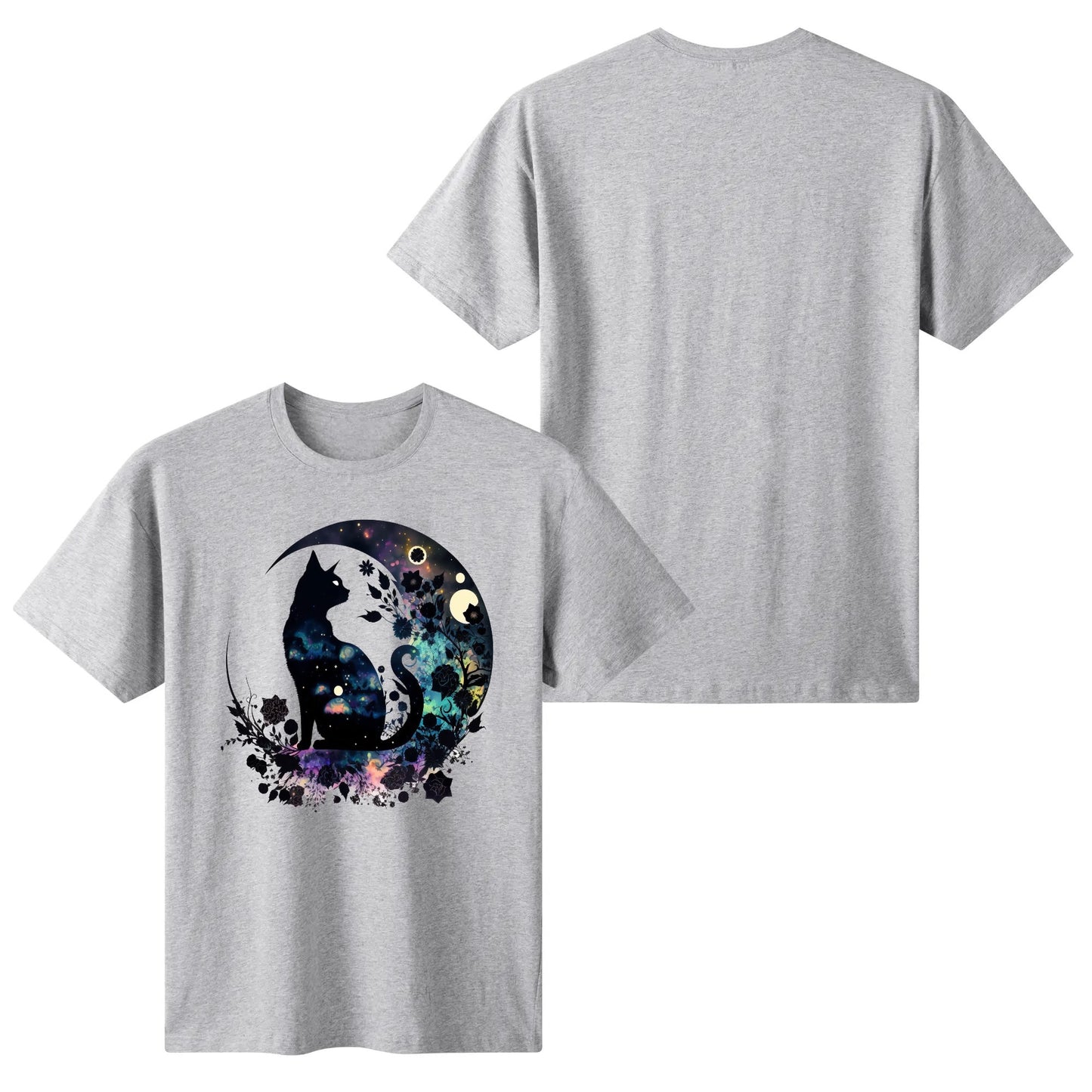 Cat On The Moon - Women's Super Soft 100% Cotton T-Shirt Part 2