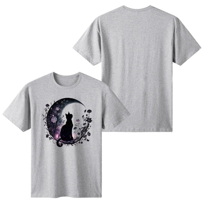 Cat On The Moon - Women's Super Soft 100% Cotton T-Shirt Part 2