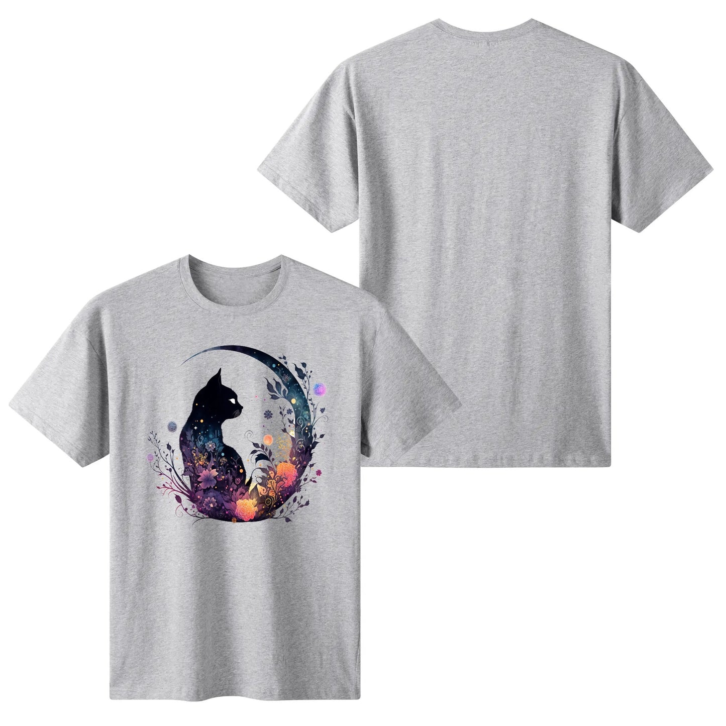 Cat On The Moon - Women's Super Soft 100% Cotton T-Shirt Part 2