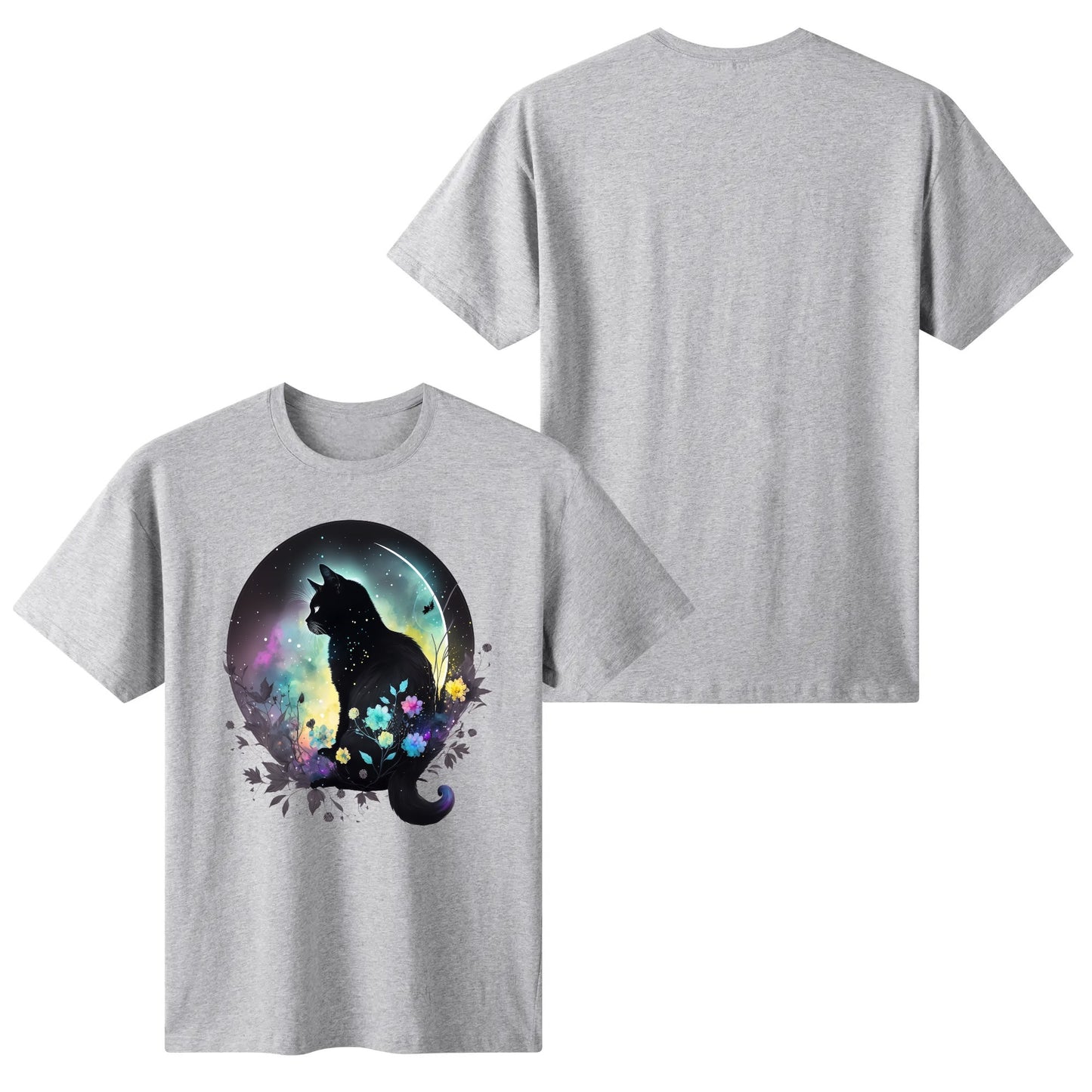 Cat On The Moon - Women's Super Soft 100% Cotton T-Shirt Part 2