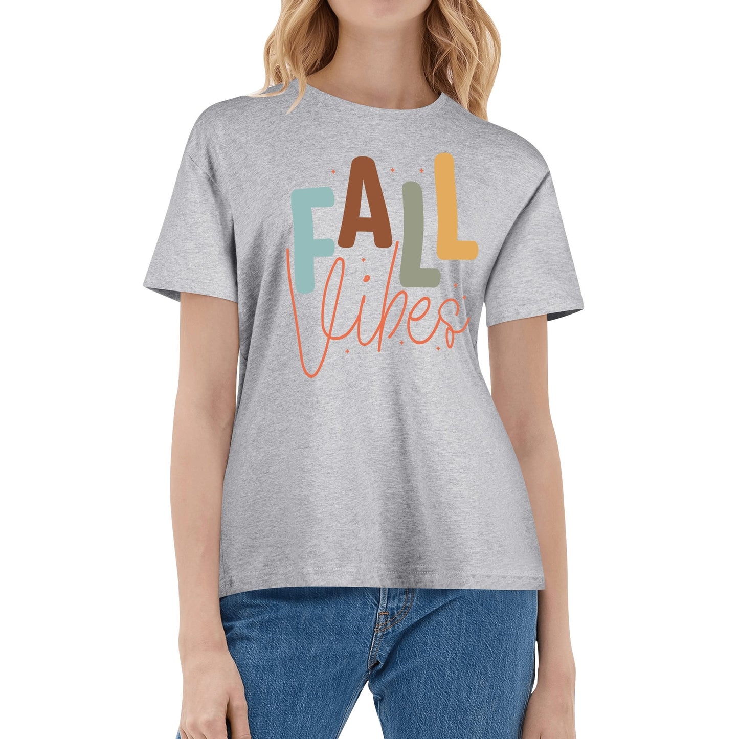 Fall Vibes - Womens Super Soft 100% Cotton T-Shirt