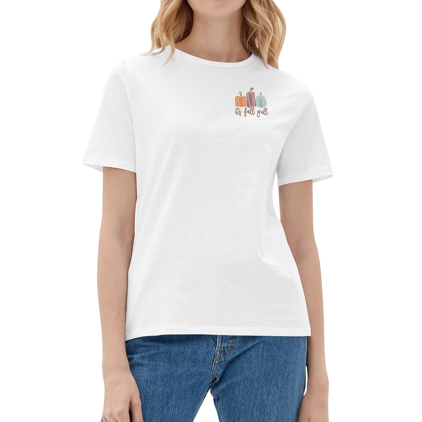 Fall Sweet Fall - Womens Super Soft 100% Cotton T-Shirt - Its Fall YAll