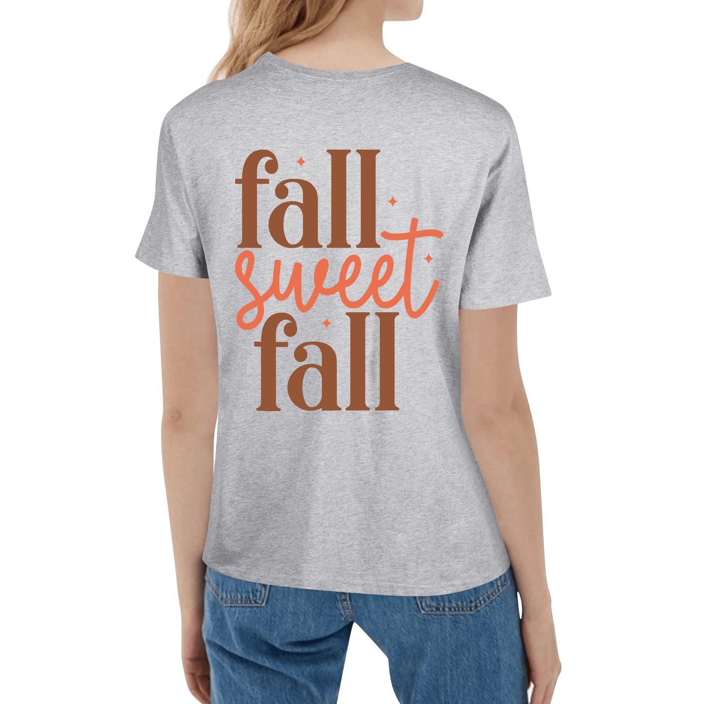 Fall Sweet Fall - Womens Super Soft 100% Cotton T-Shirt - Its Fall YAll