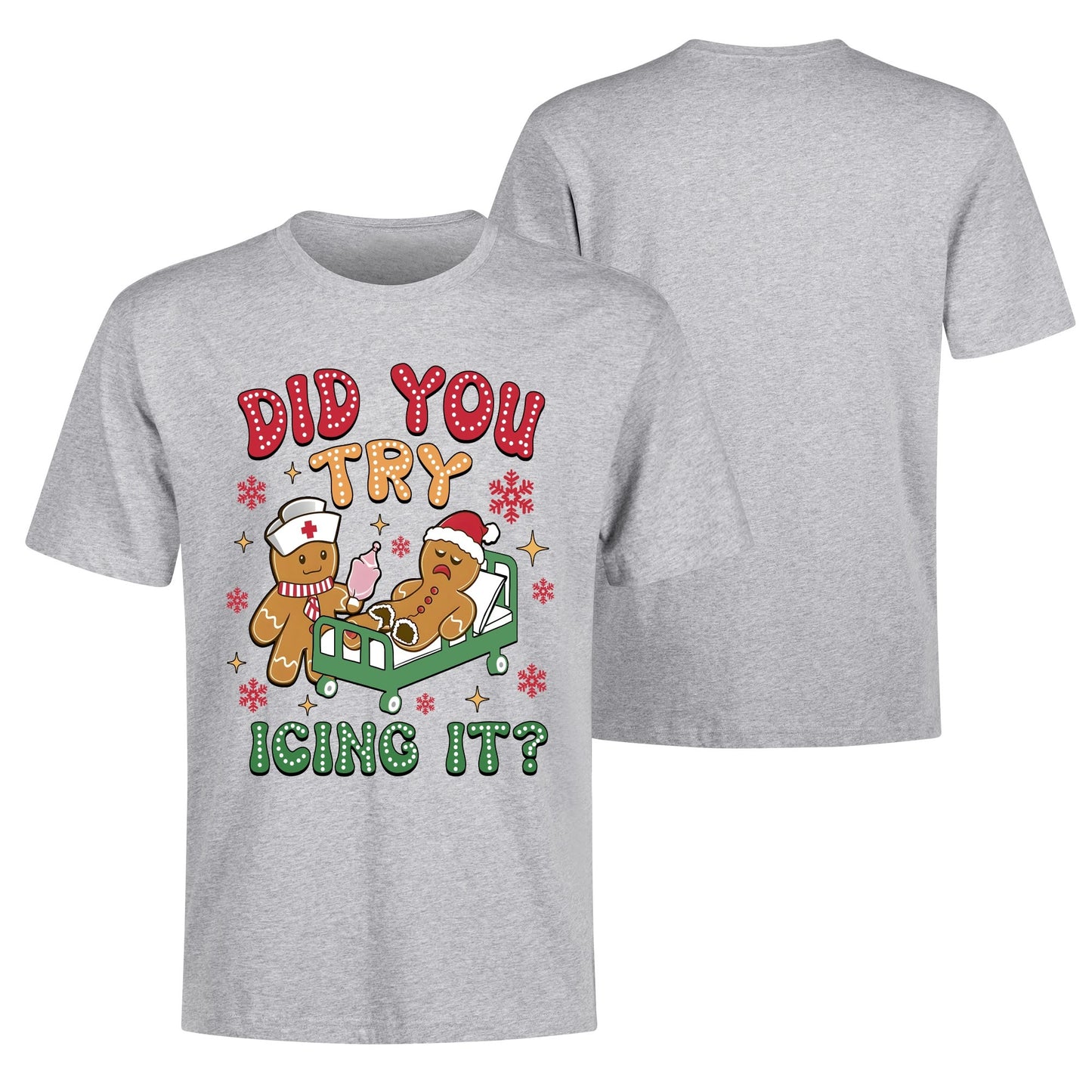 Did You Tried Icing It? - Men's 100% Soft Cotton T-Shirt - Funny Christmas Cookie Baker T-Shirt