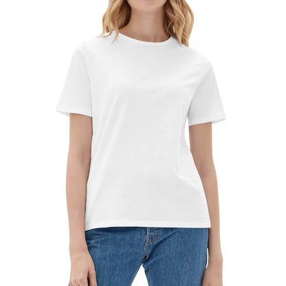 Womens 100% Super Soft Cotton T-Shirt (Blank - No Design)