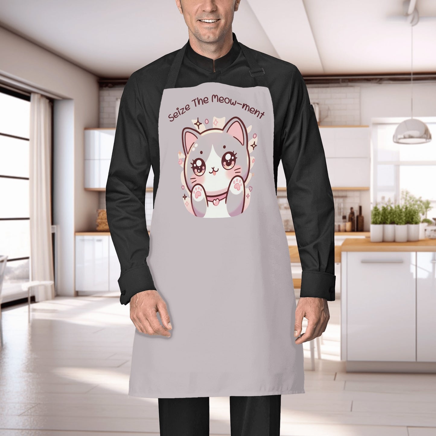 Seize The Meow-ment | Apron – Water-Resistant Style That Works Hard